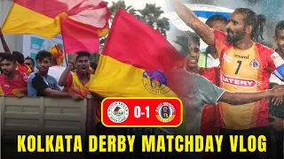 East Bengal Unexpectedly Beat Mohun Bagan 1-0 In The Kolkata Derby | Matchday Vlog