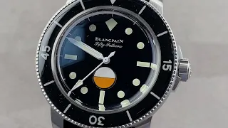 Blancpain Fifty Fathoms MIL-SPEC Hodinkee Limited Edition 5008-11B30-NABA Blancpain Watch Review