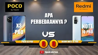 Perbandingan Poco X3 PRO dan Redmi Note 10 PRO | TERBARU 2021 !!