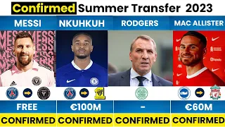 TOP 50 CONFIRMED TRANSFERS SUMMER 2023 | BENZEMA | MESSI