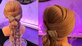O penteado perfeito existe 👰Easy and comfortable hairstyle for the party