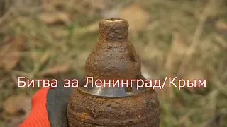 Вороново,Поречье,далее Крым. Раскопки по Войне 2 часть. WWII Metal Detecting.