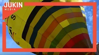 Hot Air Balloon Crashes Into Building After Takeoff
