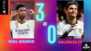 FC24 | Real Madrid Vs Valencia CF| Bellingham scored | Laliga #ps5 #skills #realmadrid #goals #sport