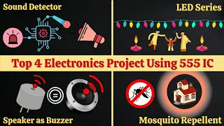 Top 4 Electronics Project using 555 Timer IC #TopElectronicsProjects, #555TimerIC