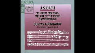 JS Bach (1685 - 1750)  |  Art of the Fugue  |  BWV 1080  |  Gustav Leonhardt  |  Cembalo