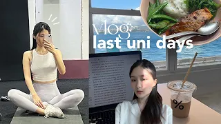 VLOG Last days of college | exam week,  HKU tour, cafe studying