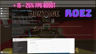 Unturned setting Optimize boost fps | FPS Guide | Tips | Montage | Roez | test pvp