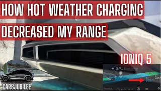 How I Experienced Hot Weather Range Loss After Charging in Hyundai Ioniq 5