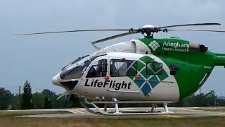 H145 EC-145 Helicopter, Pre-Flight Inspection & Full Sound Engine Start and Take Off.