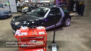 Installing Wheel Spacers - Smart Roadster Brabus Coupe - Finale Edition - 017