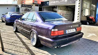 BMW E34 540i Most Brutal Car Exhaust Sound