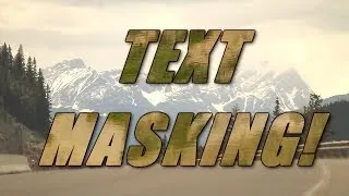 Sony Vegas Pro Tutorial - Text Masking like a BOSS!