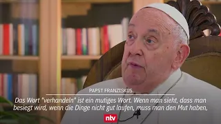 Wer "besiegt wird, muss Mut haben, zu verhandeln" - Papst Franziskus über den Ukraine-Krieg | ntv