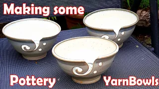 How to make a Pottery Yarn Knitting Bowl on the Wheel