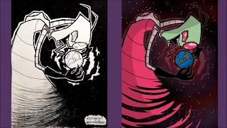 Speed draw | Invader Zim | From Inktober to Inkscape | Speed Art