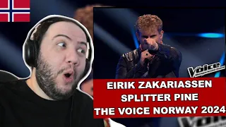 Eirik Zakariassen Splitter Pine (Dumdum Boys)  LIVE  The Voice Norway 2024 | 🇳🇴 NORWAY REACTION