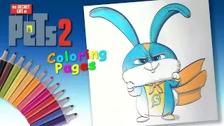 The Secret Life of Pets 2 Coloring Page #ForChildren SuperRabbit #Snowball Coloring #ForKids