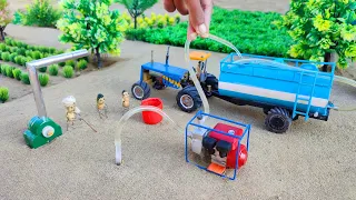 mini diesel engine water pump tractor | diy mini tractor | @MiniCreative1  | keepvilla