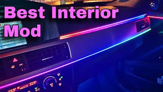 Best Ambient light kit - Installation on my BMW E91 - E90 E91 E92 DIY