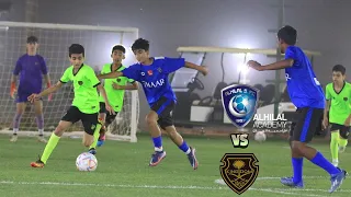 ملخص مباراة اكاديمية المملكة و اكاديمية نادي الهلال | أقوى كلاسيكو 🔥⚽