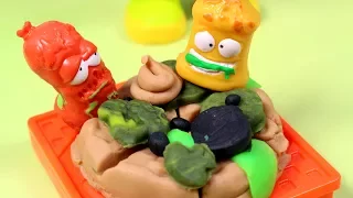 Play Doh • Okropna pizza dla Zgnilaków • Zgnilaki • bajki dla dzieci