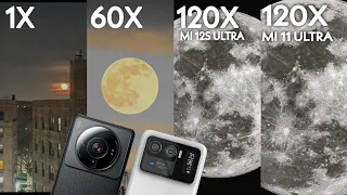 Xiaomi Mi 12S Ultra VS Xiaomi Mi 11 Ultra 120X Zoom TEST Comparison