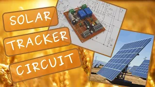 DIY solar tracker circuit..  (no microcontroller)