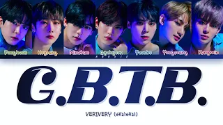 VERIVERY (베리베리) – 'G.B.T.B.' Lyrics (Color Coded/Han/Rom/Eng)