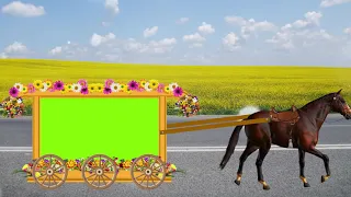 Horse Carriage || Effect VFX || Green Screen || 3d Effect || Indian Wedding Frame ||
