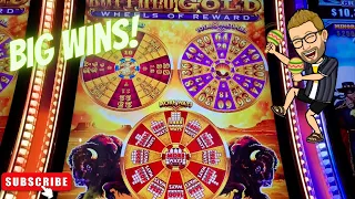 Big Wins on NEW Buffalo Gold Wheels of Reward!