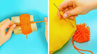 6 schöne DIY-Ideen für Kissen | Knotenkissen, Zierkissen und Sofakissen selber machen