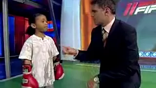 6 year old boxing kid AMAZING