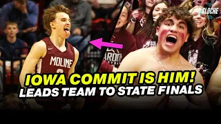 IOWA COMMIT SNAPS IN STATE CHAMPIONSHIP!!