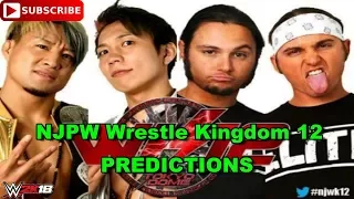 NJPW Wrestle Kingdom 12 IWGP Junior Heavyweight Tag team Championship Roppongi 3K vs The Young Bucks