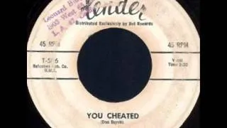 The Slades   You Cheated   1958 TENDER 513  Rare DJ 45 rpm