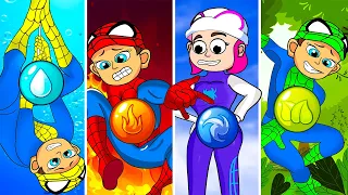 Four Elements: Fire, Water, Air And Earth - Spider-Man Across The SPIDER VERSE | Animation