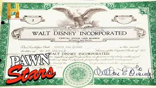 Pawn Stars Do America: DISNEY SIGNED STOCK Worth BILLIONS Today (Season 1)