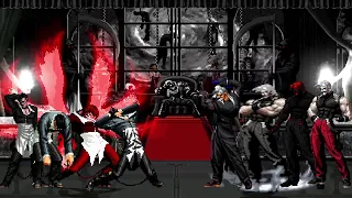 [KOF Mugen] Zombie Iori Yagami Team vs Rugal Team