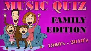 30 HIT Songs for the WHOLE FAMILY to guess! | MUSIC QUIZ | Guess the song