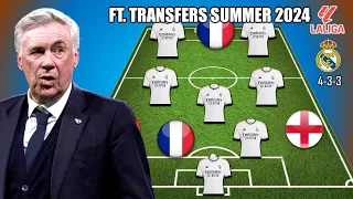 BEST LINEUP REAL MADRID 2024/25 UNDER ANCELOTTI FT. TAA,DAVIES,MBAPPE,YORO | TRANSFER SUMMER 2024