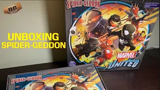 MARVEL UNITED SPIDER GEDDON | Our Very First Unboxing!