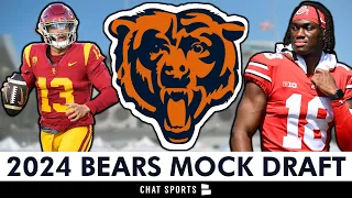 Chicago Bears 2024 NFL Mock Draft: Caleb Williams AND Marvin Harrison Jr. Combo In Round 1?!