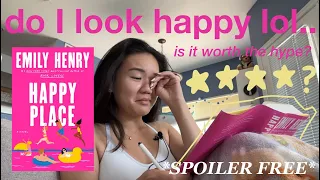 READING VLOG 👙 happy place by emily henry *spoiler free*