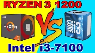 RYZEN 3 1200  VS  Intel i3-7100  |DX11 AND DX12|Comparison |