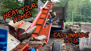 #416 Eastonmade 22-28 Making Firewood to Heat the Home for Winter