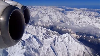 Swiss Avro RJ100 - EPIC crossing of the Alps from Florence / Tuscany