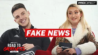 "THERE'S SOME HORRIBLE PEOPLE IN MY TEAM" - DECLAN RICE | Fake News with Amelia Dimoldenberg