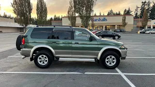 1996 Mitsubishi Challenger 4WD super select 2.8L turbo diesel intercooler 4M40 RHD JDM