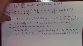 Advanced Calculus: orthogonal complements, 9-18-17, part 1